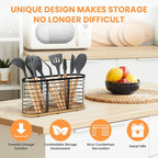 Utensil holder for Kitchen Counter- Large Utensils Holder For Farmhouse Cooking - Image 2