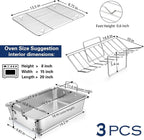 P&P CHEF 16" Roaster Roasting Pan - Image 2