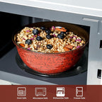 Hasense Ceramic Salad Bowl, 60 Ounces Large Serving Bowls, 8.5 Inch Soup Bowls - Image 5