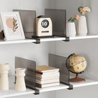 HBlife 6 Pack Grey Shelf Dividers, Vertical Purse Organizer - Image 10