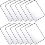 Mimorou 12 Pcs Baking Sheet Stainless Steel Cookie Sheet Small Metal Pans by Mimorou