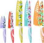 UPTRUST 10-piece Stainless Steel Kitchen Knife Set, Nonstick Coated - Image 7