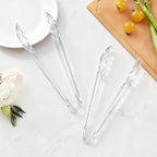 Mwellewm 40 Pc Serving Tongs 9 Inch Bulk Reusable or Disposable Plastic Tongs - Image 8