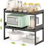 DOLALIKE Expandable Kitchen Countertop Organizer, Stackable Cabinet Shelf by DOLALIKE