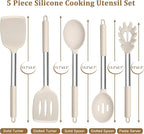 TeamFar Cooking Utensils Set, Heatproof & Healthy, Nonstick & Easy Clean - Image 2