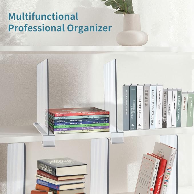 Acrylic Shelf Dividers, Closet Shelf Separators - Image 7