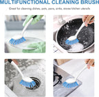 SetSail Dish Brush with Handle, 2 Pack Stiff Bristles Dish Scrubber with - Image 6