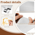 Ferraycle 2 Pack 20-1/2" W x 18" H 304 Stainless Steel Fryer Splash Guard - Image 3