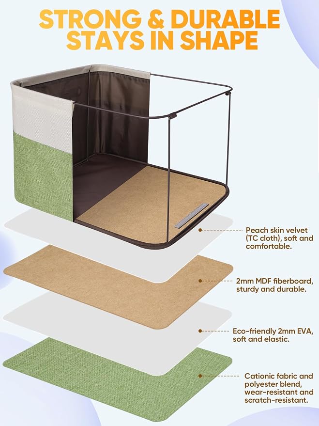 BALEINE 1 Pack Fabric Closet Storage Bins - Image 3