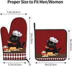 Cat Pot Holders and Oven Mitts - Image 3