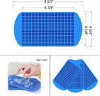 Mini Ice Cube Trays Set of 2-160 Small Ice Cubes Silicone Mold - Image 8