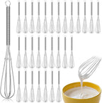 Baderke 30 Pcs Mini Whisk Bulk Small Whisks by Baderke
