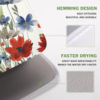 4th of July Floral Dish Drying Mat - Image 4