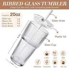 Iced Coffee Cups with Lids: Coffee Bar Accessories - Image 2