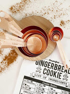 Copper Measuring Cups and Spoons Stainless Steel 9 pieces - Image 6
