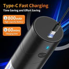 2Pack Electric Salt and Pepper Grinder Set USB Rechargeable - Image 4