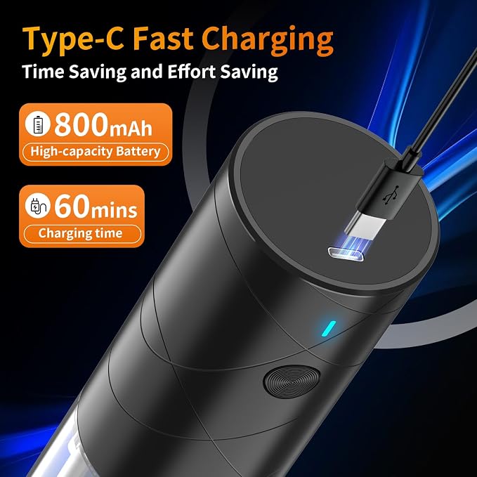 1Pc Electric Salt and Pepper Grinder USB Rechargeable - Image 4