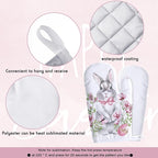 Patelai 12 Pieces Blank Sublimation Oven Mitts Set Include Blank Sublimation - Image 4