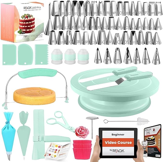 RFAQK 200PCs Cake Decorating Kit by RFAQK