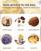 200pcs Disposable Tea Bags for Loose Leaf Tea, Tea Filter Bags - Image 5