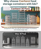 60 PCS Food Storage Containers - Image 4