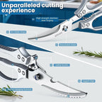 HUUSK Silver Kitchen Scissors Set - Image 3