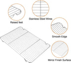 TeamFar Baking Sheet with Rack, 17.6 x 13 x 1 inch Stainless Steel Baking Pan - Image 5