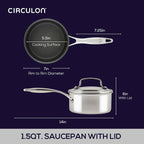 Circulon C1 Series Stainless Steel Plated Non-Stick Cookware - Image 3