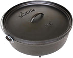 Lodge 6 Quart Pre-Seasoned Cast Iron Camp Dutch Oven by Lodge