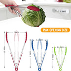 Hotec Premium Stainless Steel Locking Kitchen Tongs - Image 3
