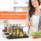2 Pack Expandable Spice Rack Organizer - Image 8