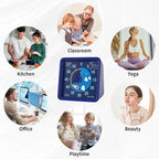 Secura 60-Minute Visual Timer for Kids, Time Clocks, Countdown Timer for Office - Image 7
