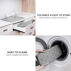 SUBEKYU 24" x 18" Dish Drying Mat, Dish Mat Drying Kitchen Mat Large, Absorbent - Image 6