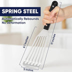 Newness Metal Fish Turner Spatula Stainless Steel - Image 9