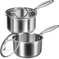Stainless Steel Saucepan Set by Unknown