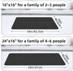 LOPNUR Kitchen Dish Drying Mat, Super Absorbent Dish Drying Pad, Diatomite - Image 5