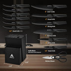 Knife Set with Block - Image 2