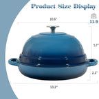 EDGING CASTING Enameled Cast Iron Dutch Oven Pot - Image 3
