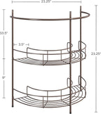 Lavish Home Pedestal Sink Organizer - Image 2