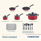 Farberware Cookstart DiamondMax Nonstick Cookware/Pots and Pans Set, Dishwasher - Image 4