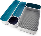Three by Three Seattle 5 Piece Metal Organizer Tray Set - Image 5