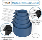 TILUCK Measuring Cups & Spoons Set, Stackable Cups and Spoons, Nesting Measure - Image 4