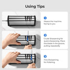 Narcissus Knife Sharpener, Professional 2 Stage Electric Knife Sharpener - Image 4