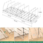 SPACEKEEPER Adjustable Shelf Divider - Image 2