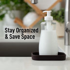 Zulay Kitchen Small Silicone Sponge Holder – Space-Saving Sink Organizer Tray - Image 6