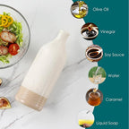 vancasso 20 Oz Ceramic Olive Oil Dispenser Bottle, Bottle Dispenser - Image 7