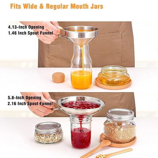 Wide Mouth Canning Funnel, Large Kitchen Funnel - Image 7