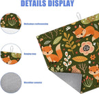 Cute Fox Dish Drying Mat for Kitchen Counter Animals Drying Pad Absorbent - Image 3