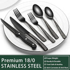 EWFEN 24-Piece Black Silverware Set - Image 5