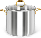 MICHELANGELO Stainless Steel Stock Pot by Michelangelo